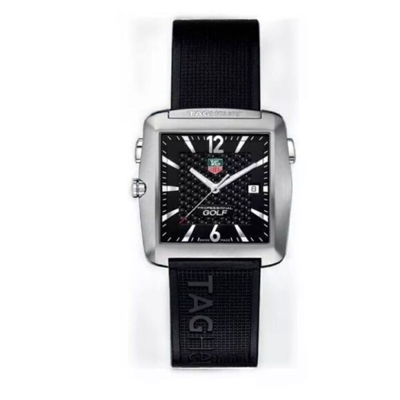 Pro Golf Watch TAGHeuer Sapphire Crystal 50m Swiss made Tiger Woods Edition - Picture 2 of 6